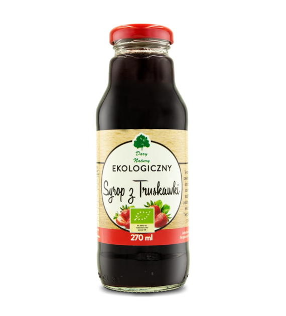 Biologische aardbeiensiroop 0,27 l