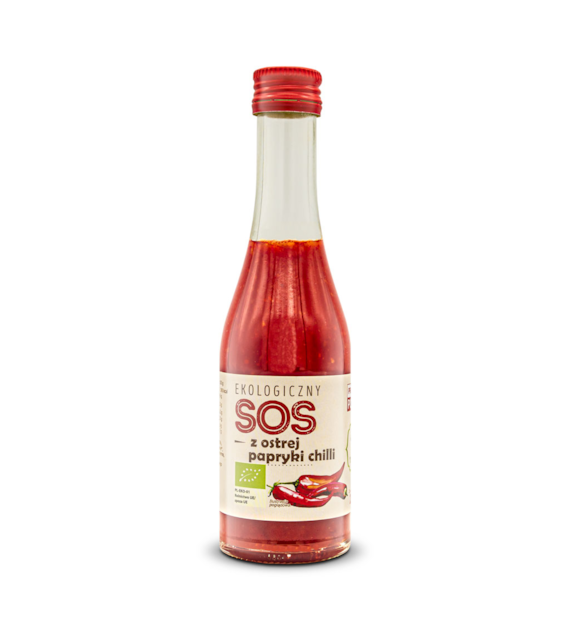 Biologische hete chilisaus 220 g