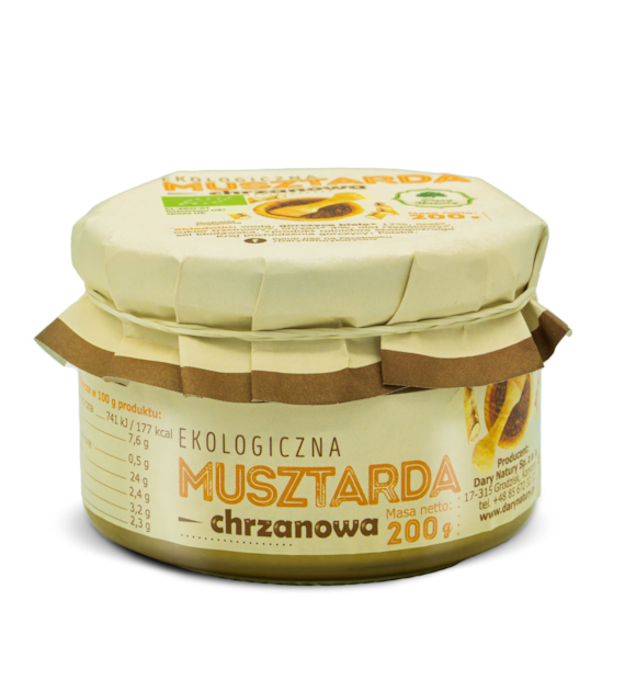 Biologische mierikswortelmosterd 200 g