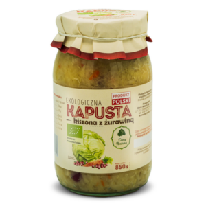Biologische zuurkool met cranberries 850 g
