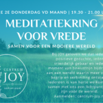 8 oktober 2026: Meditatiekring voor Vrede