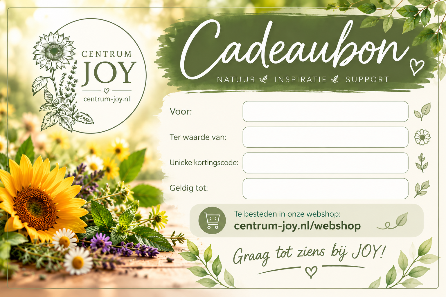 Cadeaubon van €30