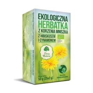 Paardenbloemwortelthee met hibiscus en kaneel, biologisch, 25 x 2 g